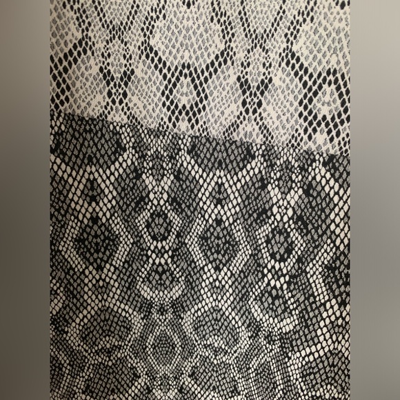 Badgley Mischka Belle snakeskin A-Line dress US 14 - Picture 2 of 6